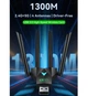 Wi-Fi адаптер AC1300 WiFi5 USB 3.0 5Ггц+2.4Ггц 4 антенны - изображение 2