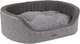 Legowisko dla psów Amiplay Malmo Elipsów 2 w 1 M Szare (5907563299313) - obraz 2