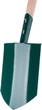 Лопата металева Kadax 18 x 116 см Зелена (K1347) - зображення 6