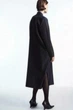 Сукня COS deconstructed wool midi shirt dress 1221884001 34 Синій - изображение 4