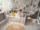 Детский деревянный манеж-кровать Монтессори BUSY WOOD напольная Модель 6.2 140х190 см Белый - изображение 10