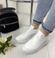 Кроссовки женские EMELI 915/5, натуральная кожа, 37 белые (2708) - изображение 6