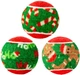 Zestaw piłek dla psów Kong Holiday SqueakAir Balls M 6 szt (35585506821) - obraz 2