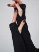 Женский джемпер тонкий свитер теплый Angora Slim черный S - изображение 7