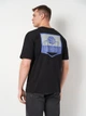 Футболка хлопковая спортивная длинная мужская Reebok 3P RI Left Chest Logo 100075816 S Черная (1200143304600) - изображение 2