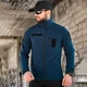 Флісова Кофта Patriot ДСНС з липучками для шевронів 2XL синя - зображення 1