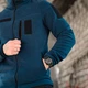 Флісова Кофта Patriot ДСНС з липучками для шевронів 2XL синя - зображення 4