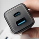 Сетевое зарядное устройство Proove Pure GaN Plus 30W Type-C + USB Black (600710001) - изображение 6