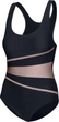 Купальник закритий для жінок Aqua Speed Swimsuit STELLA LADY 62958 чорний, золотистий Жінки 40 - зображення 1