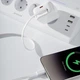 Мережевий зарядний пристрій з вбудованим кабелем USB Type-C Proove Fixtape GaN 30W Fast Charge USB Type-C White (621790003) - зображення 3