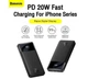 Повербанк Baseus Bipow Power Bank 10 000 мАг 20 Вт Швидка зарядка, LCD дисплей - зображення 12