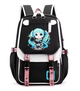 Рюкзак шкільний портфель Міку Хатсуне Miku Hatsune вокалоїд для дівчинки підлітковий, 45х30х13 см, чорний (SVS) - зображення 1