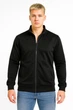 Кофта чоловіча флісова ⬩ Essential Fleece Zip ⬩ Apmi ⬩ на повній блискавці ⬩ з коміром-стійкою ⬩ чорна M - зображення 1