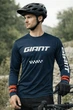 Рашгард мужской GIANT ◆ Downhill / MTB / Бег / Фитнес ◆ летний сетчатый ◆ дышащий ◆ полиэстер ◆ тёмно-морской 2XL - изображение 6