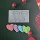Формочка для шоколада Сердечка 189 на 115 мм серый - изображение 7