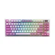 Клавіатура MSI Forge GK600 TKL W Violet UA 83key Mechanical Linear USB-A Wireless Blue - зображення 5