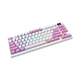 Клавіатура MSI Forge GK600 TKL W Violet UA 83key Mechanical Linear USB-A Wireless Blue - зображення 6