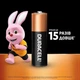 Батарейка DURACELL LR06 (АА) MN1500, уп.6 шт. - изображение 2