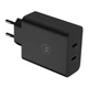 Зарядний пристрій MOTOROLA 125W GaN 2С + кабель 200 см. (PG38C06632) чорний - зображення 3