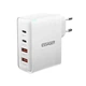 Сетевое зарядное устройство Essager 100W GaN 4 Travel Charger 2 Type-C + 2 Type-A White (ES-CD37) - изображение 1