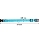 Світлодіодний Lesko Blue XS LED нашийник USB світиться для собак та котів - зображення 7
