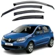 Дефлектори вікон для Renault Sandero 2014- на скотчі (Acrylic) AMR11309 - изображение 1