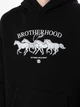 Худи gard [gb] oversize fleece horses [gb] 4/24 L-XL черный 9838 - изображение 5