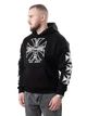 Худи gard oversize fleece bikers club 4/24 L-XL черный 9819 - изображение 3