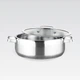 Каструля з нержавіючої сталі з кришкою Maestro Shallow 22 см, 2 л (MR-3514-22) - зображення 3