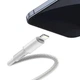 Кабель Baseus High Density Braided Type-C to Lightning PD 20W (2m) white - изображение 2