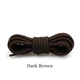 Круглые шнурки для обуви FASTLACES YD-1 Dark Brown 120cm - изображение 1