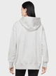 Толстовка на молнии на флисе с капюшоном оверсайз женская Nike W Nsw Phnx Flc Fz Os Hoodie DQ5758-051 S Серая (0198481264896) - изображение 9