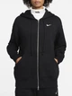Толстовка на молнии с капюшоном на флисе женская Nike Sportswear Phoenix Oversized Fleece DQ5758-010 S Black/Sail (0196149282947) - изображение 12