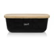 Хлібниця 345 х 235 х 130 мм Чорна Maestro MR-1776-BLACK - изображение 4