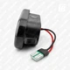 Повторители поворота 03 для VW Caddy Golf Passat Polo T5 Ford Focus Seat Ibiza Alhambra LED чёрные 2 шт. (оранжевый) - изображение 3