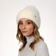 Шапка бини LuckyLOOK ГОАР One Size Белый (564-398) - изображение 3