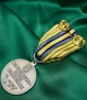 Медаль Collection за Воїнську доблесть с удостоверением 35 мм Серебристый (hub_124ymi) - изображение 2