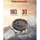 Наручний годинник чоловічий North Edge Long Wings 5 ​​Bar Сріблястий (2549793136) - зображення 4