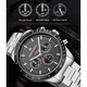 Наручний годинник чоловічий North Edge Long Wings 5 ​​Bar Сріблястий (2549793136) - зображення 8