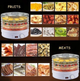 Сушилка для овощей/фруктов/мяса/пастилы/грибов No Brand Zep line ZP-029 500Вт 5 ярусов Белая (1882166734) - изображение 4