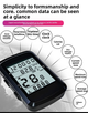 Велокомп'ютер No Brand GPS MB-003 LCD-2.4" 14 функцій Чорний (2792928748) - зображення 6