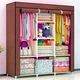 Тканинна складана шафа для одягу та взуття 175х130х45 см OPT-TOP Storage Wardrobe 88130 AN (1756374602) - зображення 4