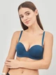 Бюстгальтер с Push-up бесшовный brabrabra 025С 80A Аквамарин (6907207945971) - изображение 1