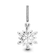 Намистина Pandora "Сніжинка" 791761NBLMX. - зображення 2