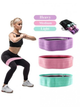 Тренировочные резинки OPT-TOP для спорта U-Powex Hip Resistance Band набор 3 шт + чехол в комплекте (1832360884) - изображение 4