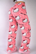 Стильные брюки hello kitty в персиковом цвете. Штаны хелоу китти. Размер M. - изображение 5