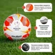 Официальный футбольный мяч Molten UEFA Europa League 2020/21 (F5U5003) размер 5 FIFA Pro - изображение 3