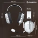 Гарнитура GamePro Genesis Hunter White (HS1350W) - изображение 12