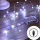 LED гирлянда новогодняя Капля росы 100LED 10м цвет Холодный Белый режим статика и мерцание 2 в 1 от USB и батареек - изображение 9