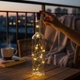 Набір 10 LED гірлянди Пробка покращена модель від батарейки ААА з 20 LED діодами 2 м колір теплий білий без мерехтіння - зображення 9